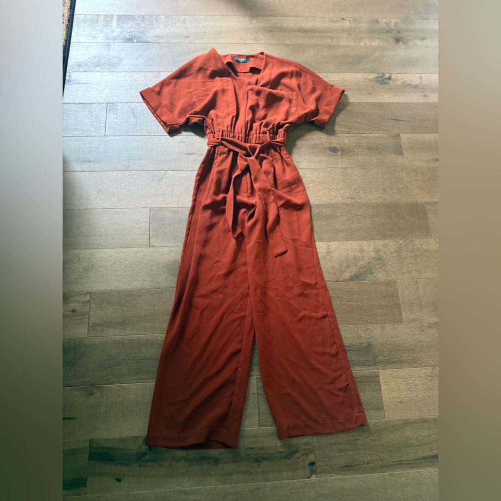 Elegant Terracotta Women's Jumpsuit